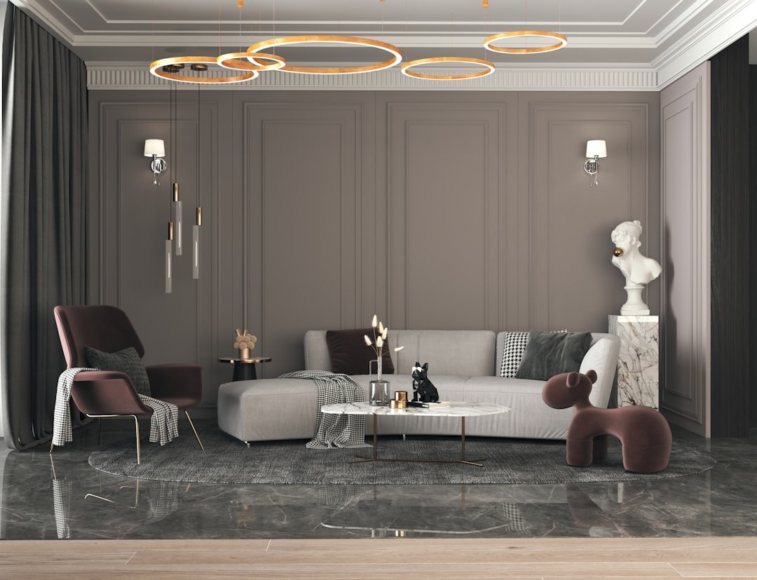 luxury living room interior