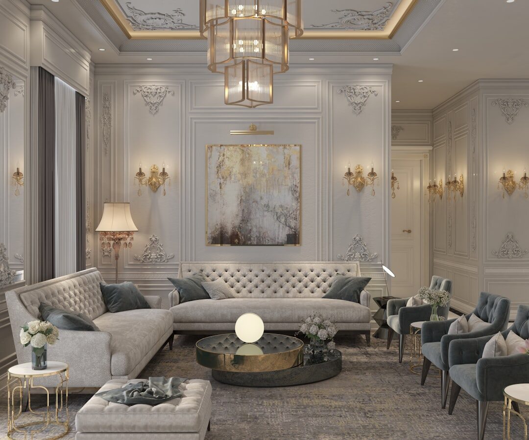 celebrity home living room interior