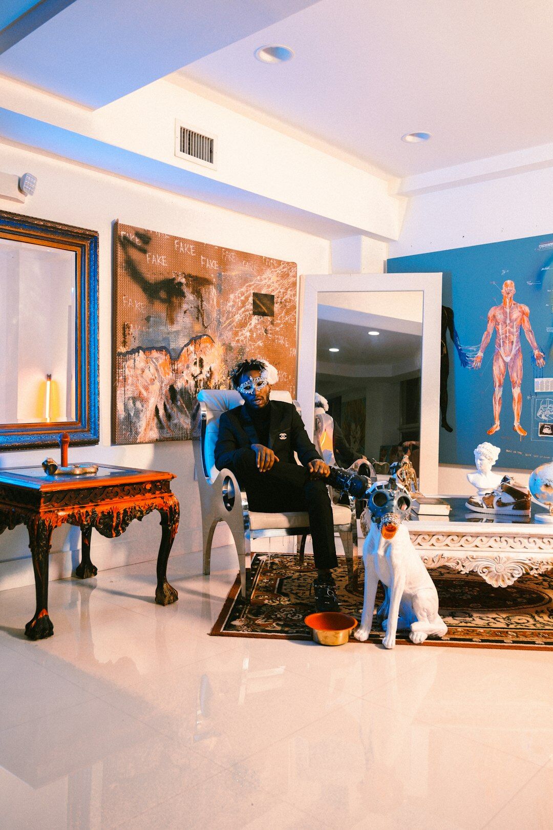 unusual celebrity home decor